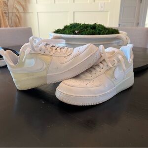 Nike Air Force 1 React Low White Sneakers